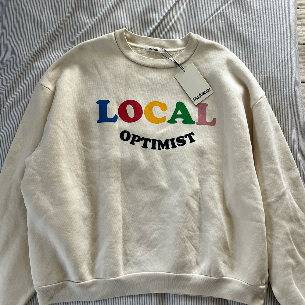 Local Optimist Cream Sweatshirt
